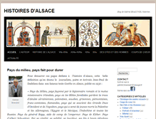 Tablet Screenshot of histoires-alsace.com